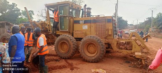 Travaux de voirie à Mokolo 2 : Le satisfecit du Maire sur l&rsquo;avancement du chantier.